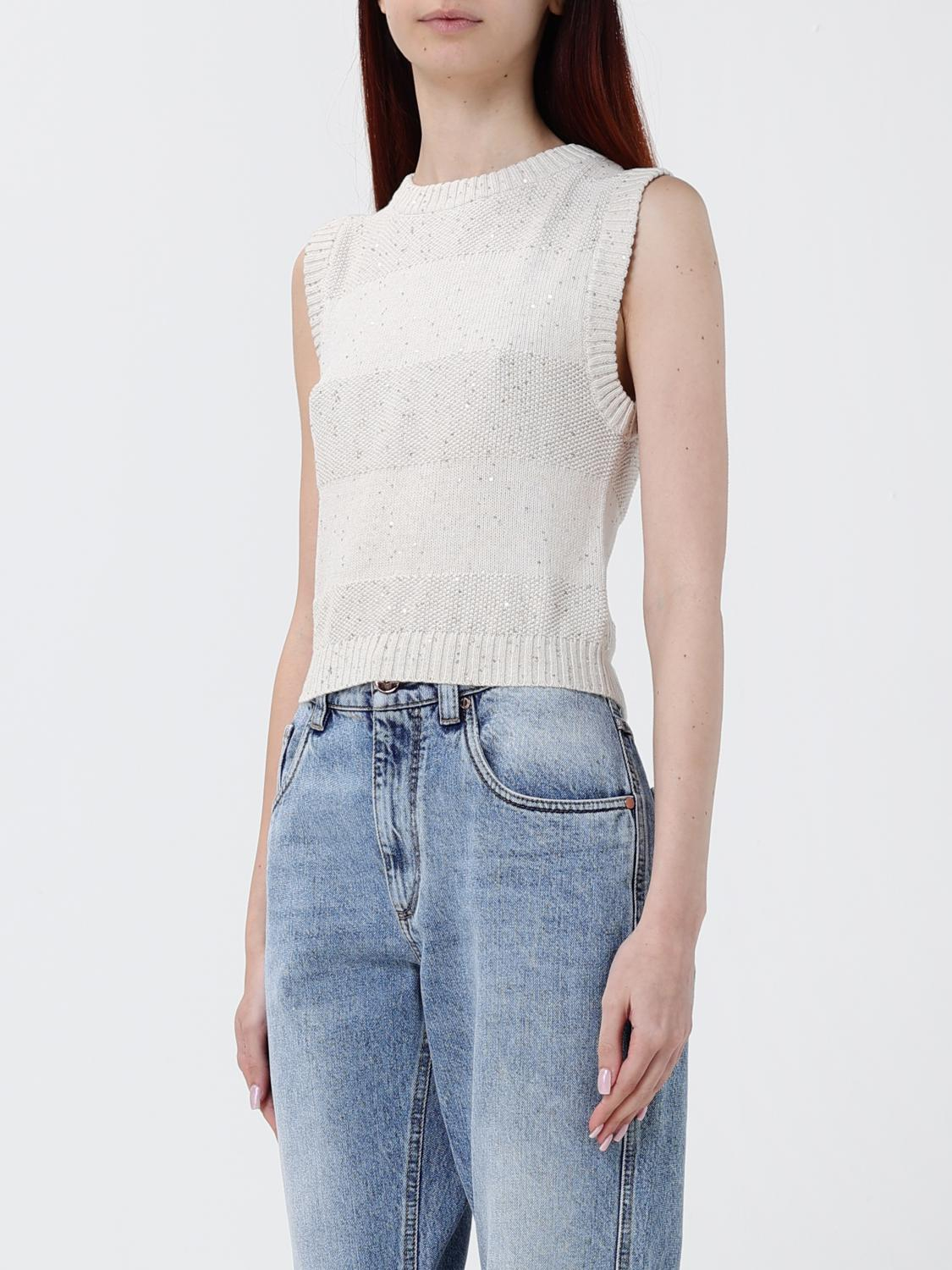 [Brunello Cucinelli] T-shirts Sleeveless SS26 MDV754810 CJ430