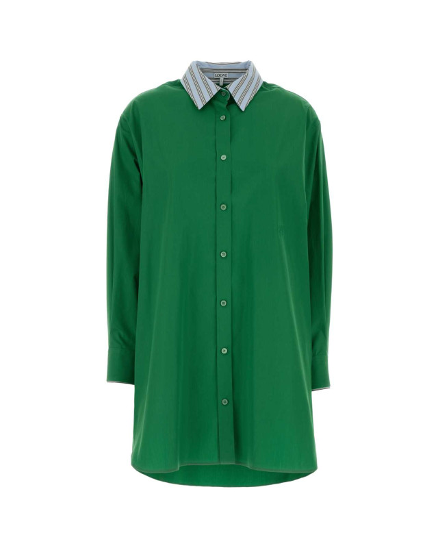 [Loewe] Long sleeve dress FW26 S359Y09XKZ GREEN