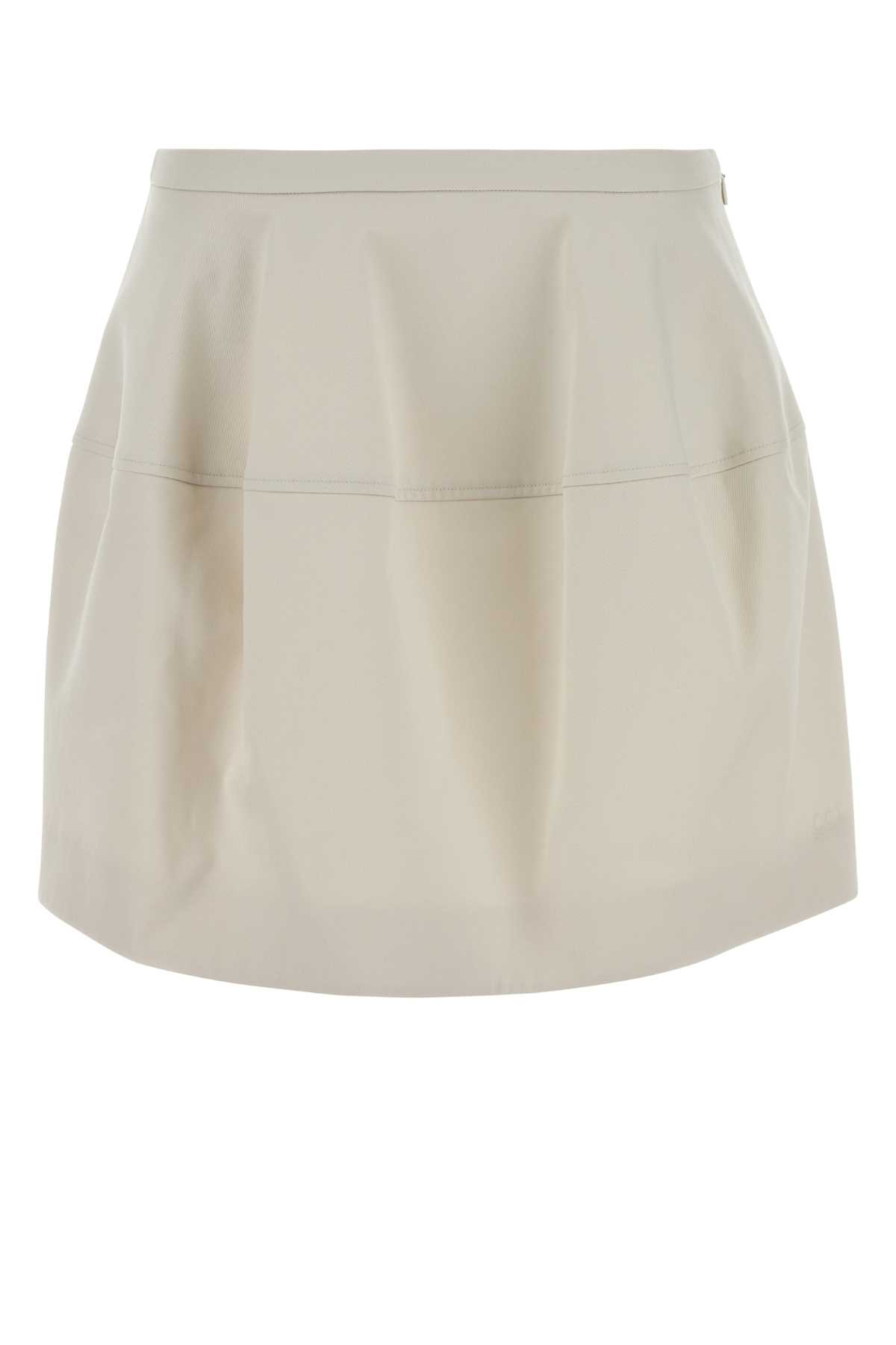 [Loewe] Mini skirt FW26 S359Y08XBU IVORY