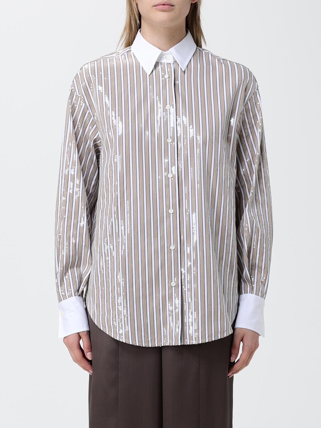 [Brunello Cucinelli] Shirts Long Sleeve SS26 MH749MX306 C002