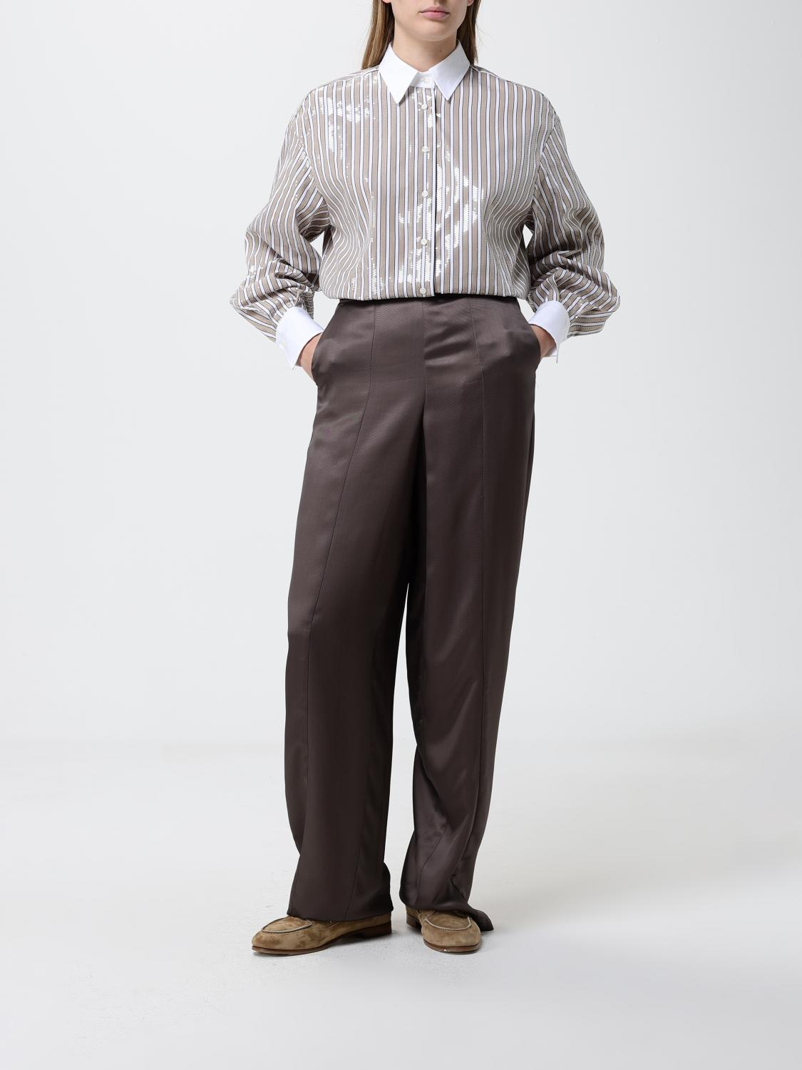 [Brunello Cucinelli] Shirts Long Sleeve SS26 MH749MX306 C002