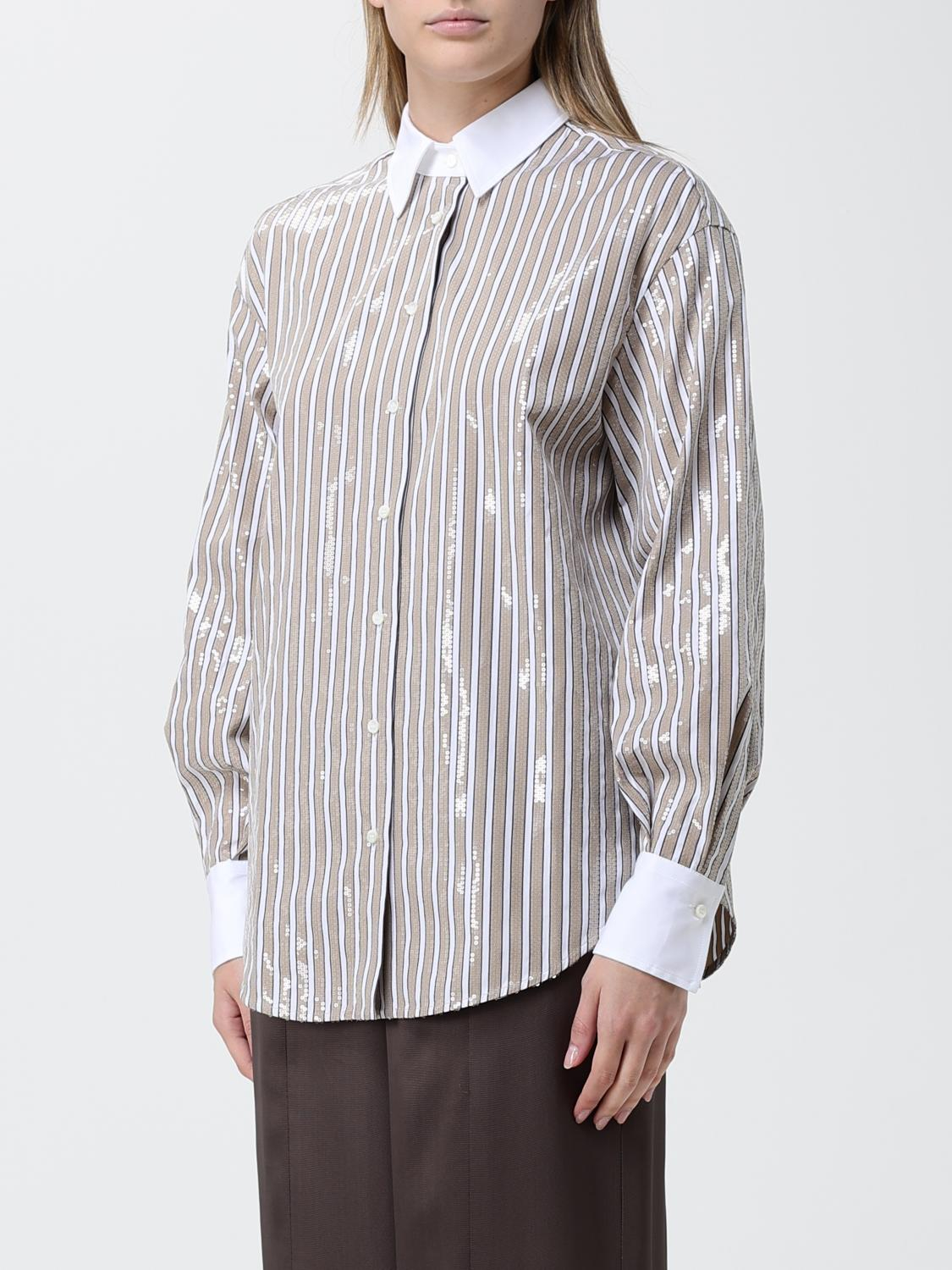 [Brunello Cucinelli] Shirts Long Sleeve SS26 MH749MX306 C002