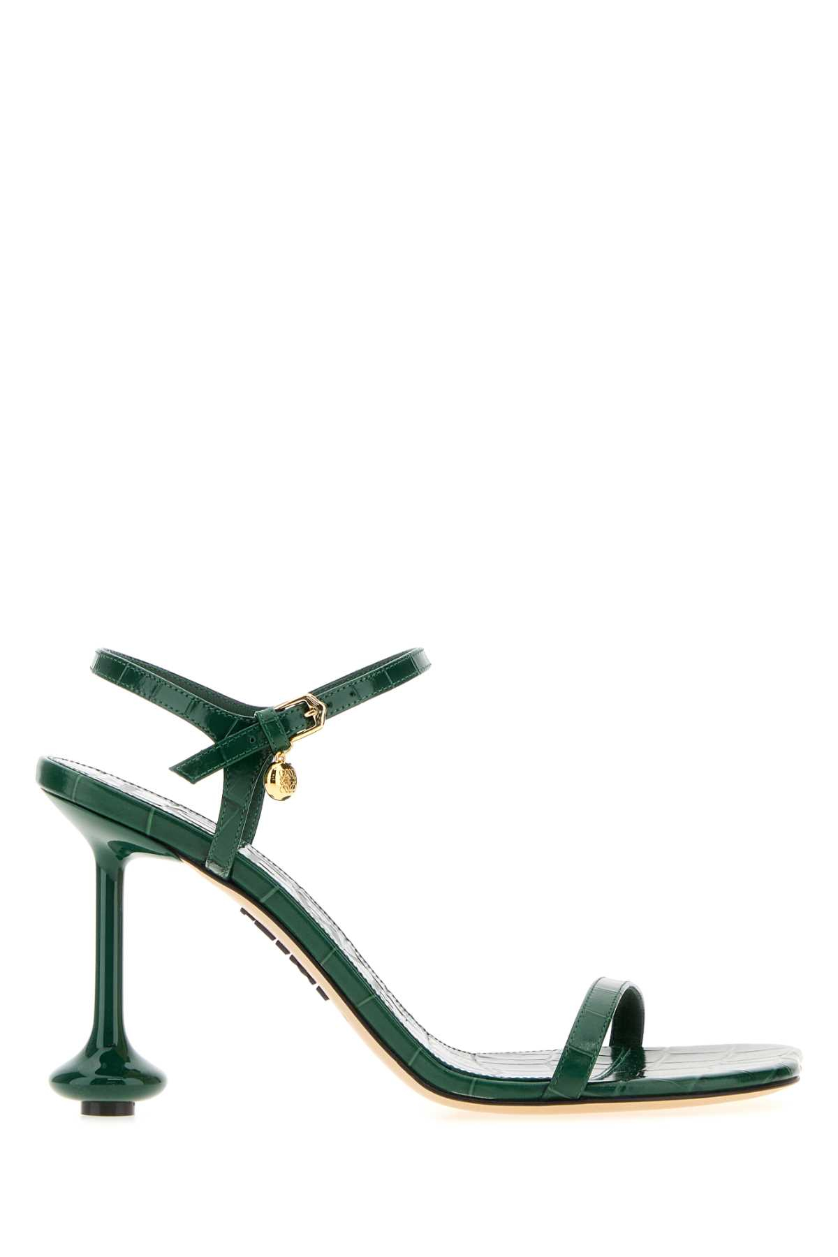 [Loewe] Sandals FW26 LLST465X04 EMERALDGREEN
