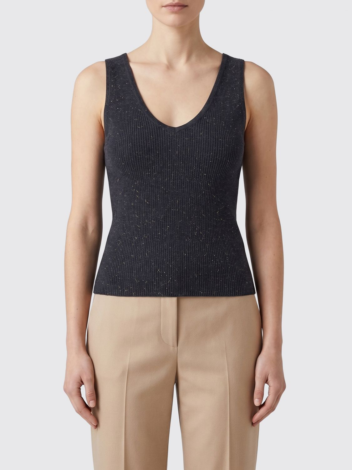 [Brunello Cucinelli] Tank top SS26 M9A822220 C7186