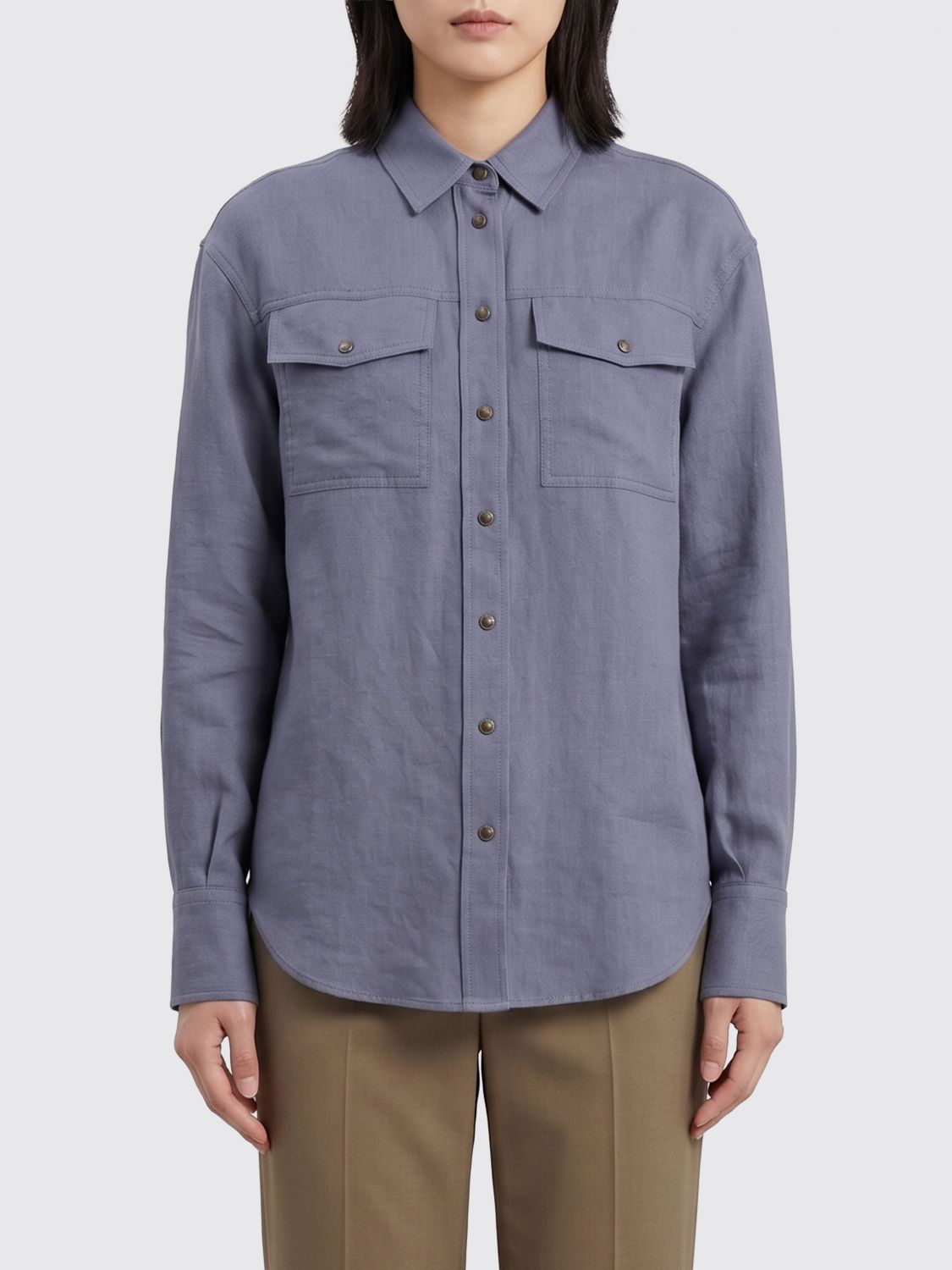 [Brunello Cucinelli] Shirts Long Sleeve SS26 MH126NE406 C9135