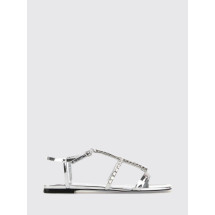 [Jimmy Choo] Sandals SS26 GWYNFLATIOX SILVERCRYSTAL