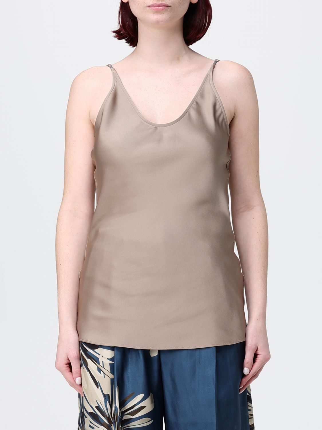 [Brunello Cucinelli] T-shirts Sleeveless SS26 MB179EV802 C9325