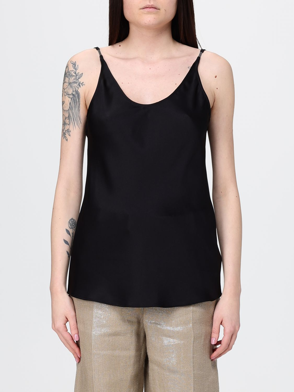 [Brunello Cucinelli] T-shirts Sleeveless SS26 MB179EV802 C101