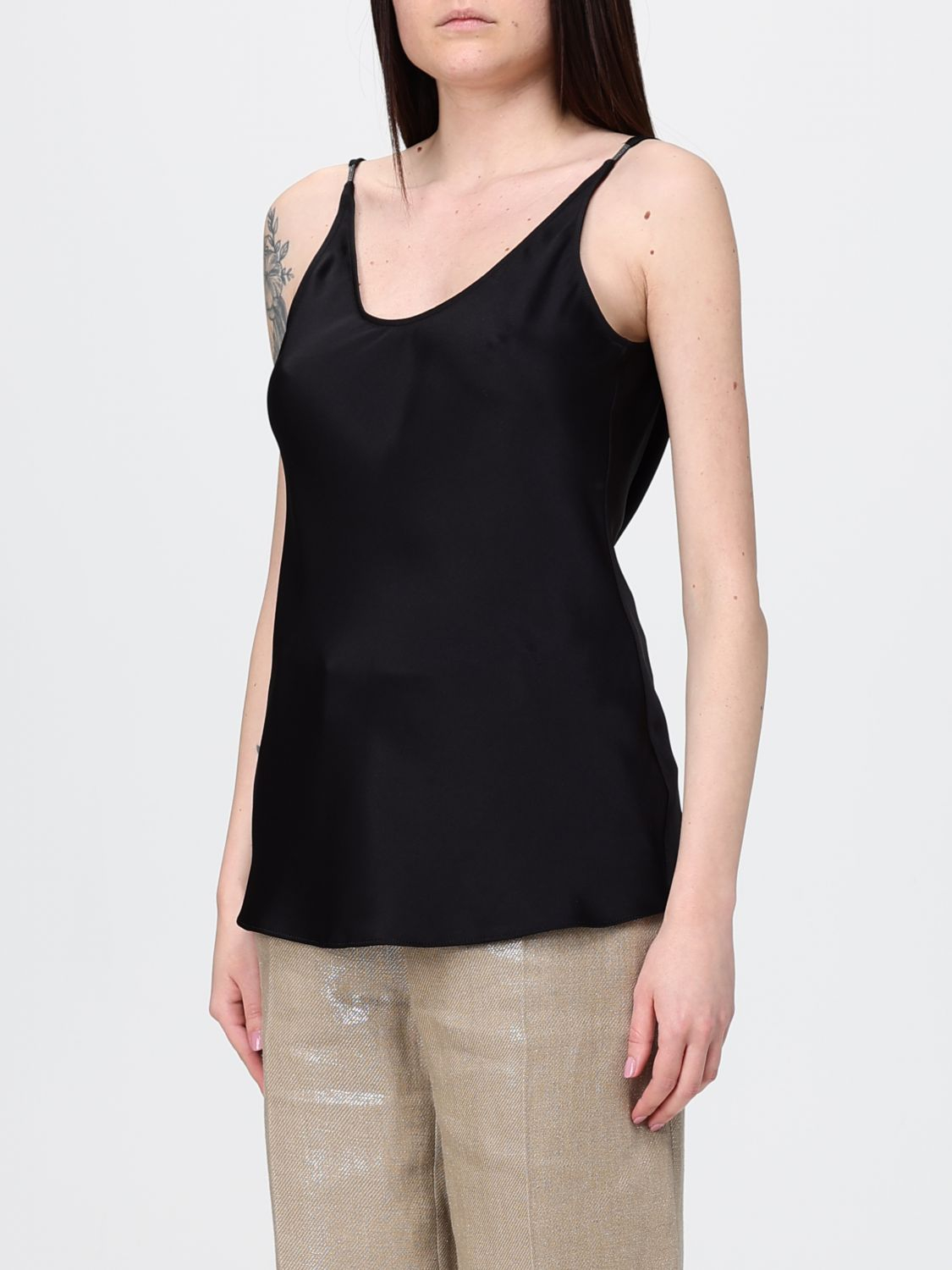 [Brunello Cucinelli] T-shirts Sleeveless SS26 MB179EV802 C101