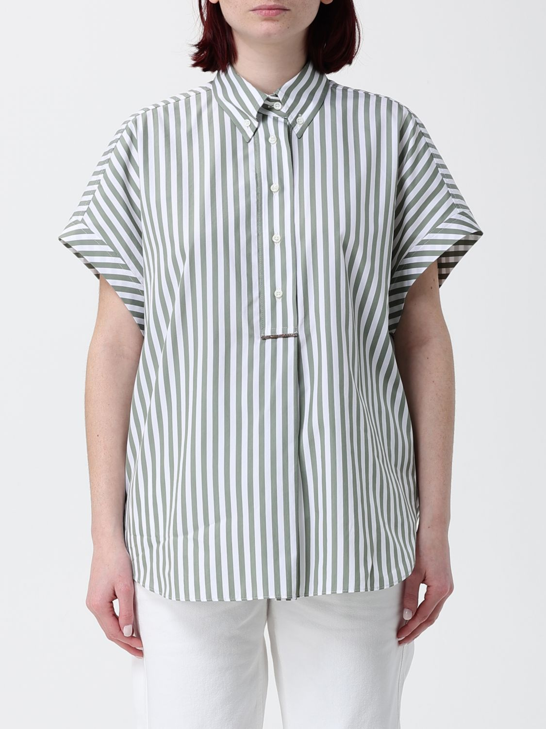 [Brunello Cucinelli] Shirts Short Sleeve SS26 MH744MP205 C054