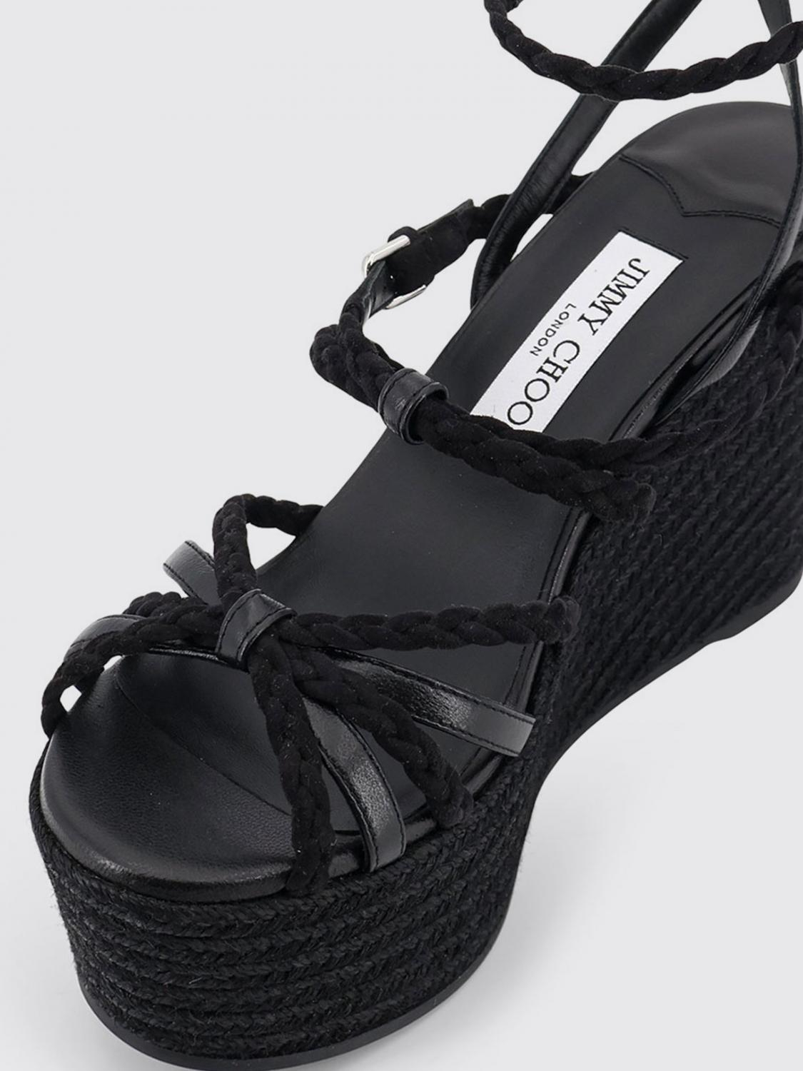 [Jimmy Choo] Sandals SS26 NYRA100ZKN BLACKBLACK