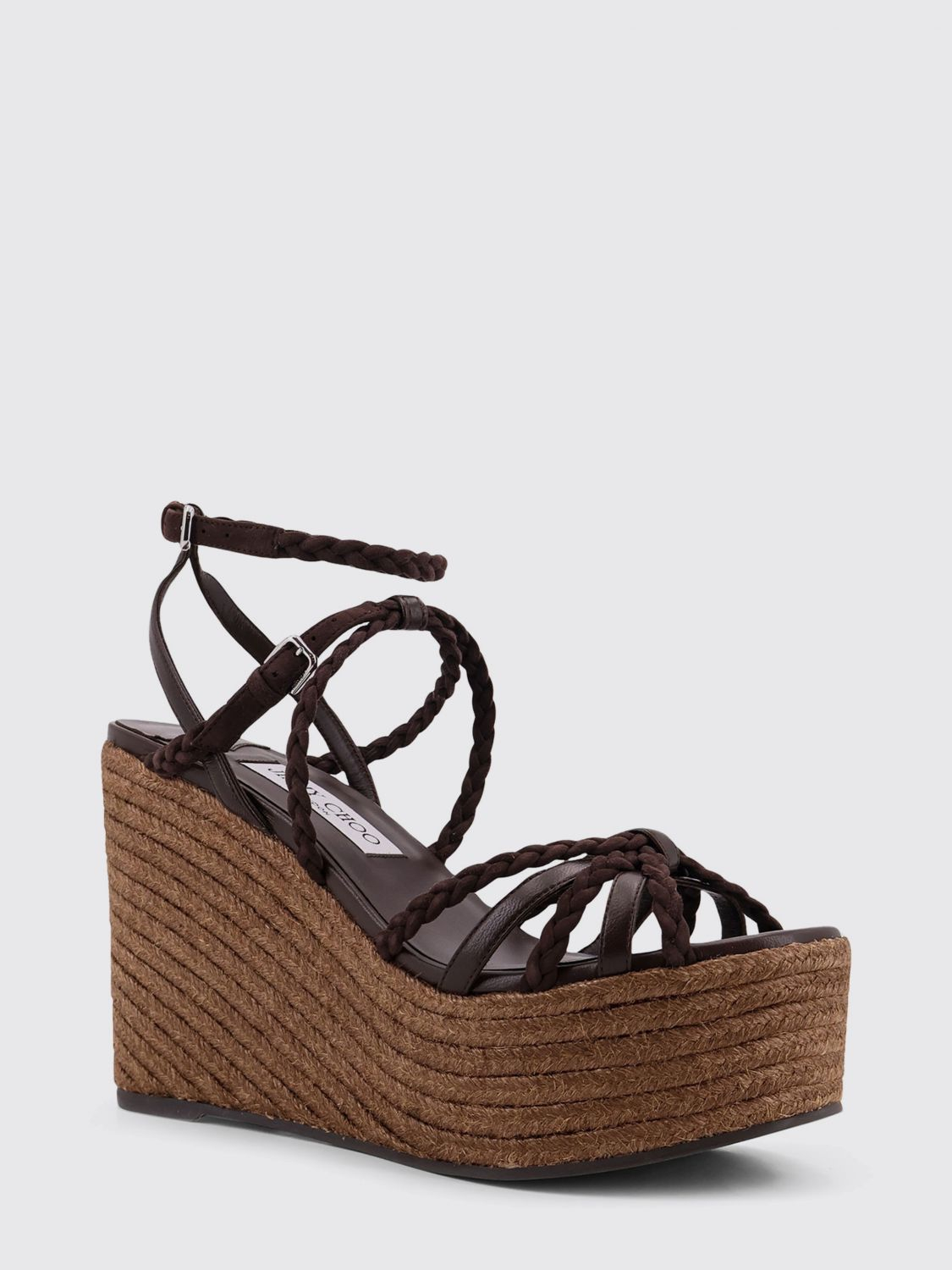 [Jimmy Choo] Sandals SS26 NYRA100ZKN CHOCOLATECOFFEE