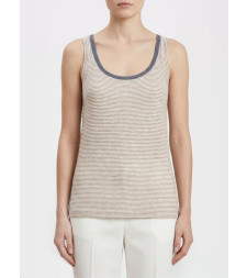 [Brunello Cucinelli] T-shirts Sleeveless SS26 MQ977DU530 C2094