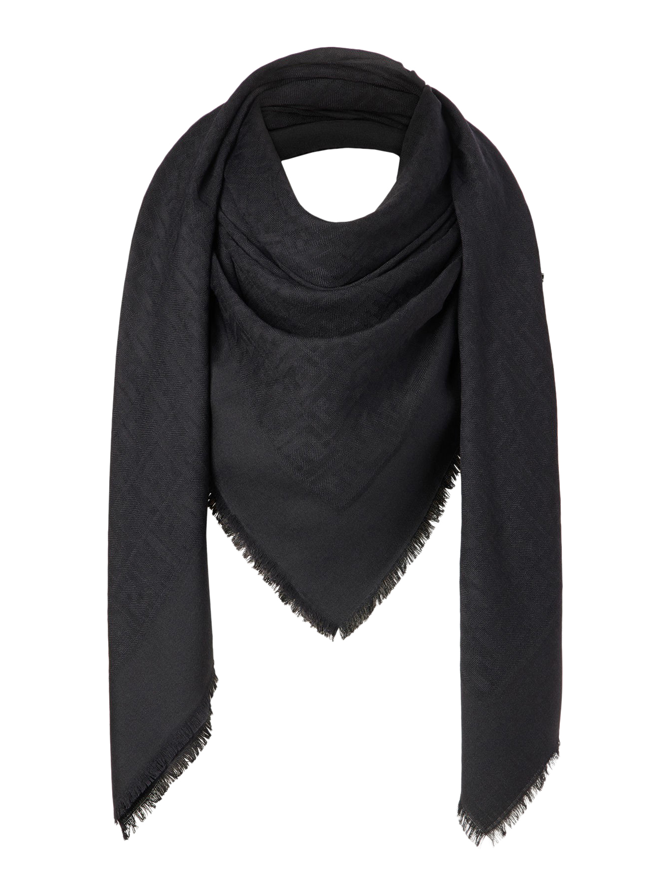 [Fendi] Scarf FW26 FXT388B1VKF0QA1 BLACK