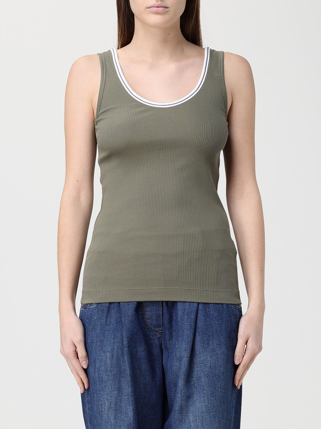[Brunello Cucinelli] Tank top SS26 MG902DO310 CLY21