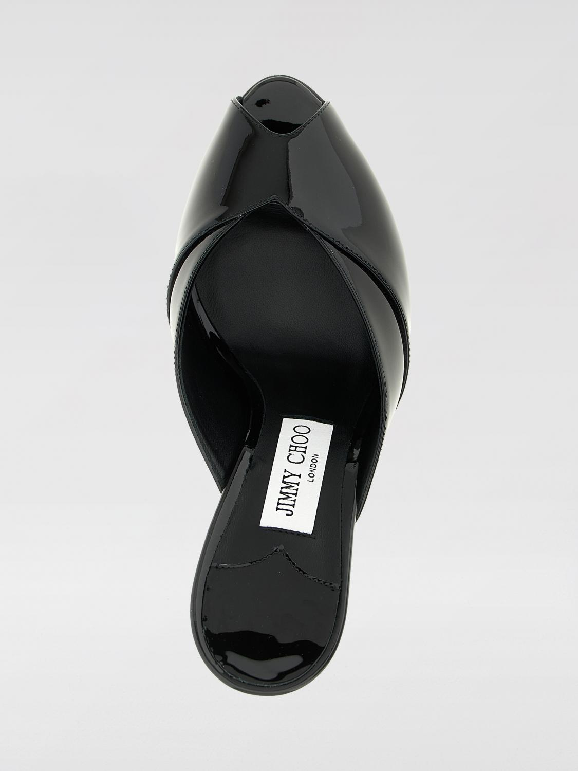 [Jimmy Choo] Sandals SS26 BRIGITTEMULE100PAT BLACK