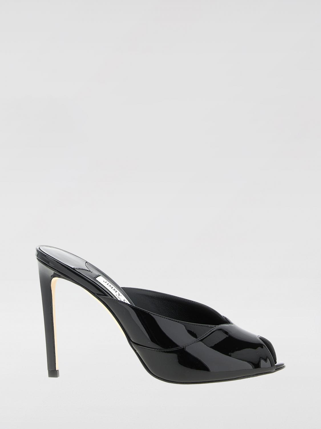 [Jimmy Choo] Sandals SS26 BRIGITTEMULE100PAT BLACK