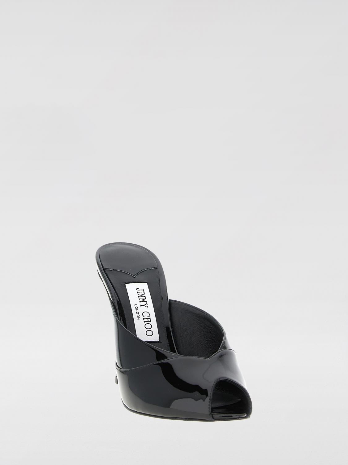 [Jimmy Choo] Sandals SS26 BRIGITTEMULE100PAT BLACK