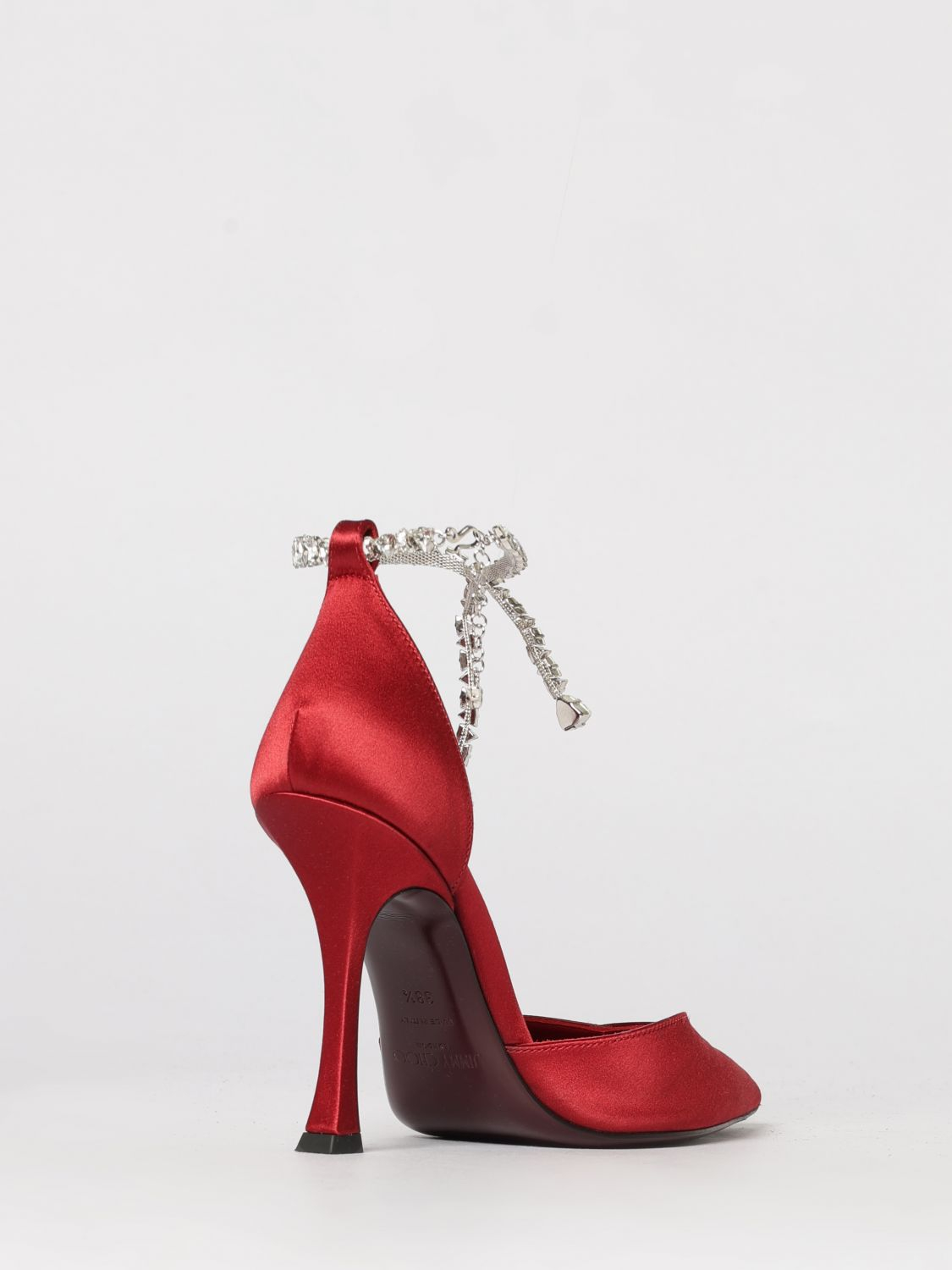 [Jimmy Choo] Pumps SS26 STEVIE100SAT RUBYRED
