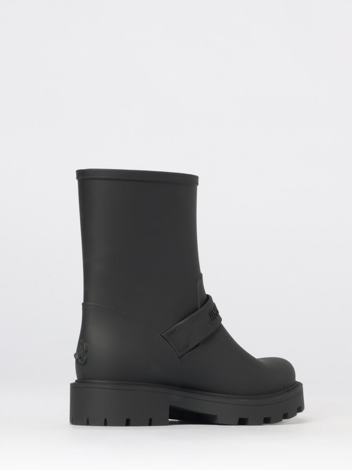 [Jimmy Choo] Boots SS26 BIKERRAINTPY BLACK
