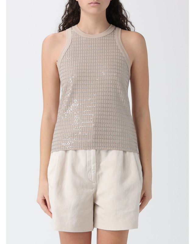 [Brunello Cucinelli] T-shirts Sleeveless SS26 M0T18HK500 C8539