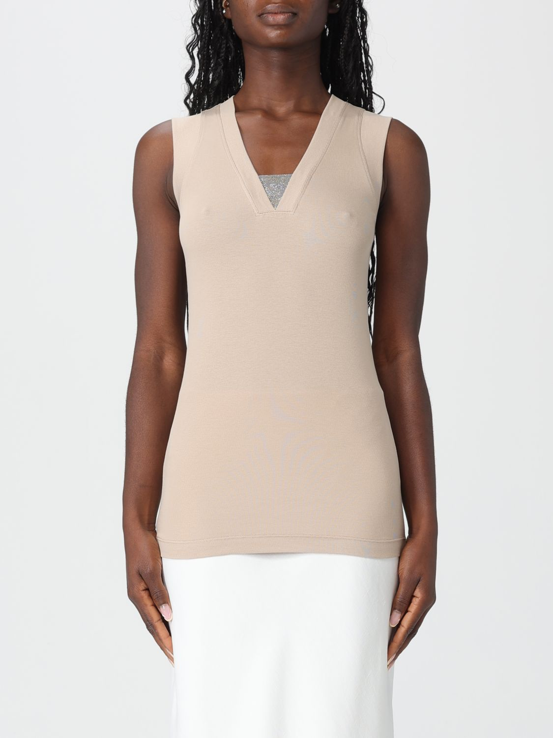 [Brunello Cucinelli] Tank top SS26 M0TC8EL672 C8539