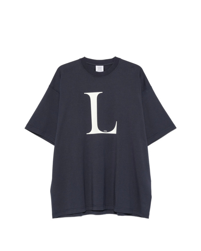 [Vetements] T-shirts Short Sleeve FW26 MH27TR182N  NAVY