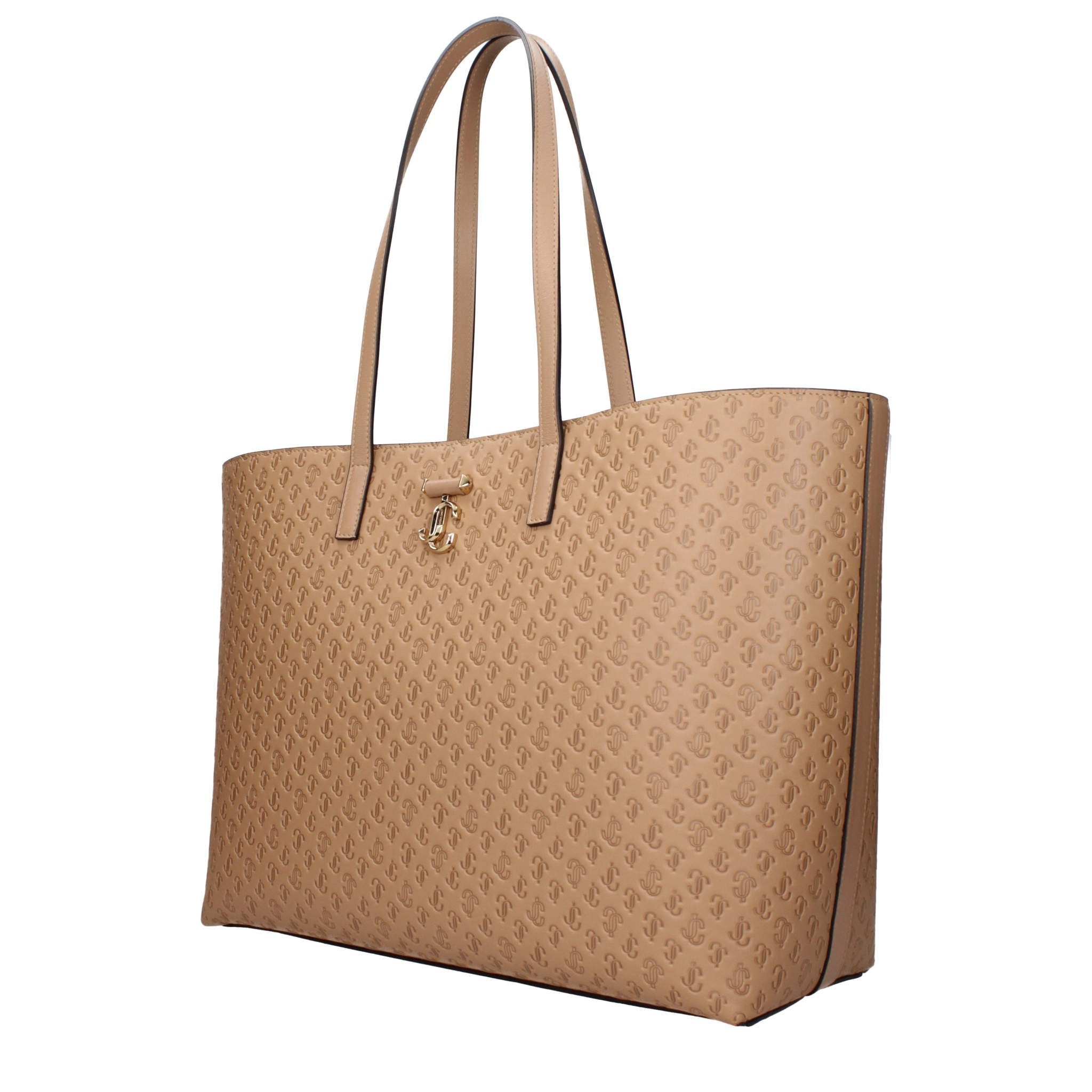 [Jimmy Choo] Tote bag SS25 JCBSHOPPINGLOJRLCARAMELCARAMEL