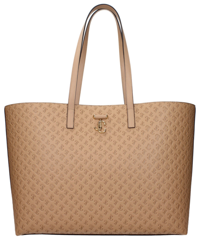 [Jimmy Choo] Tote bag SS25 JCBSHOPPINGLOJRLCARAMELCARAMEL