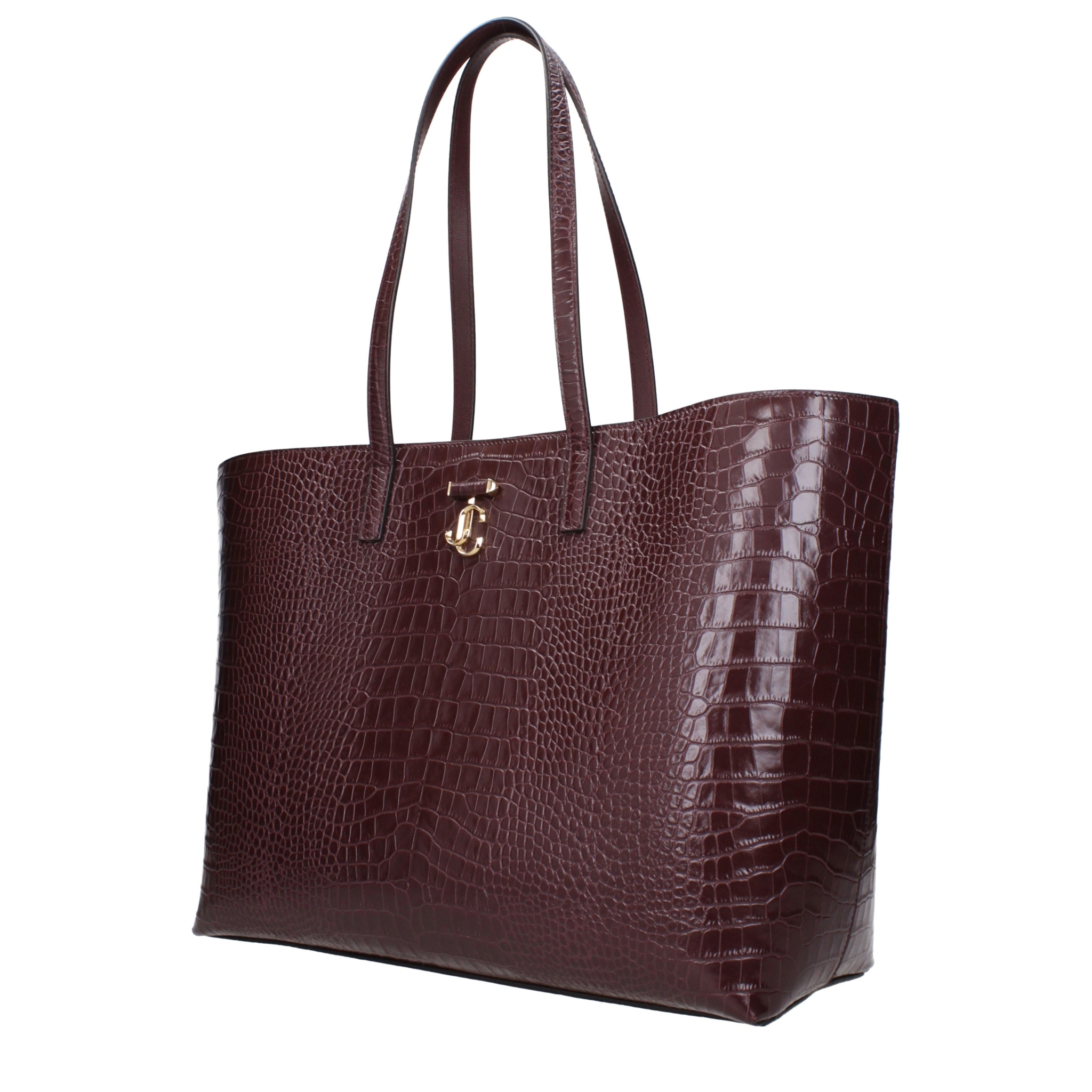 [Jimmy Choo] Shoulder bag SS25 JCBSHOPPINGLOCCLBURGUNDY