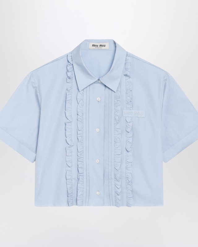 [Miu Miu] Shirts Short Sleeve FW26 MK2045OOO10RG