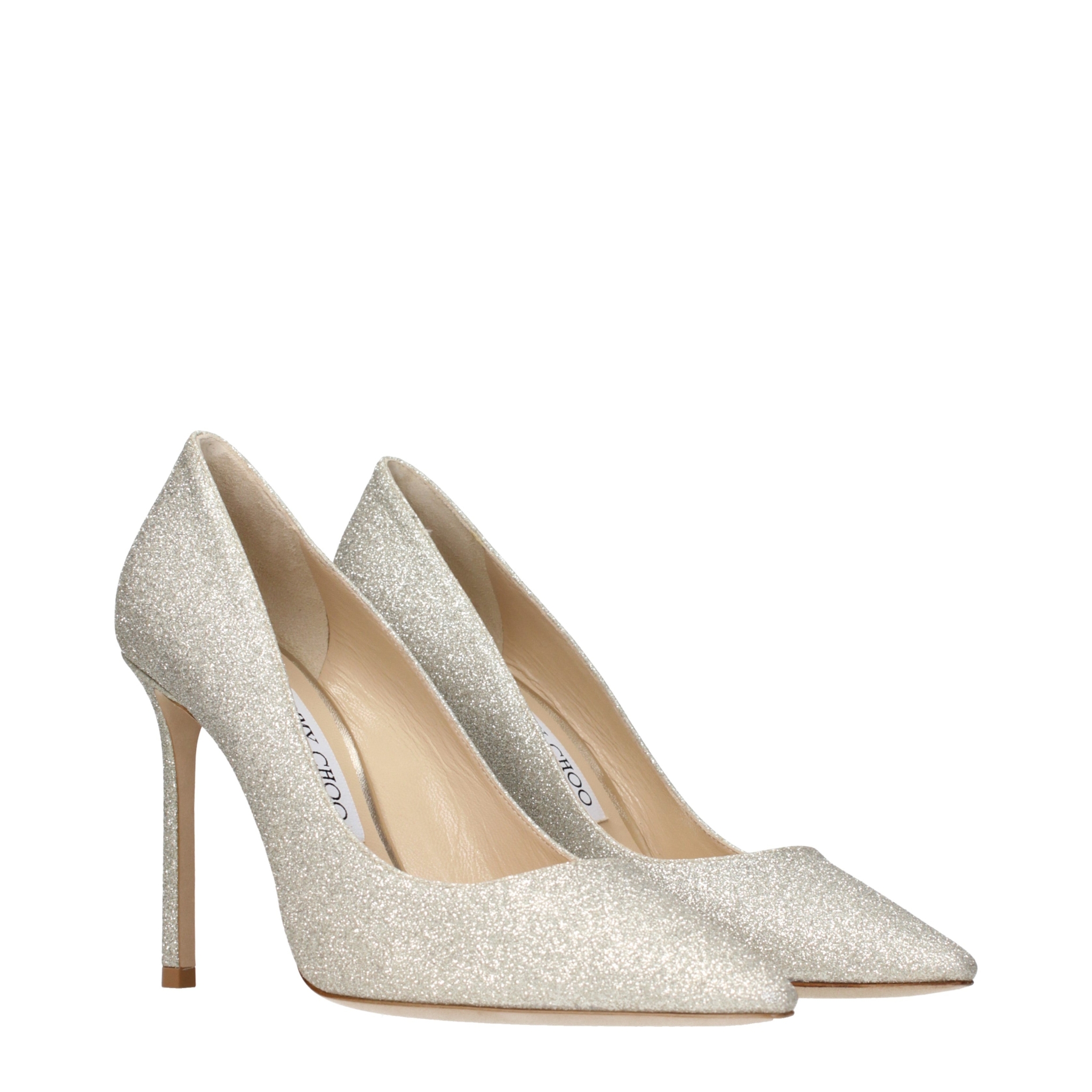 [Jimmy Choo] Pumps SS25 ROMY100DGZPLATINUMICE