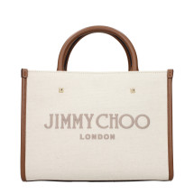 [Jimmy Choo] Tote bag SS25 AVENUESTOTELJJNATURALTAUPEDARKTANLIGHTG
