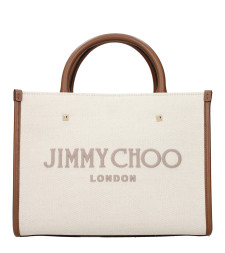 [Jimmy Choo] Tote bag SS25 AVENUESTOTELJJNATURALTAUPEDARKTANLIGHTG