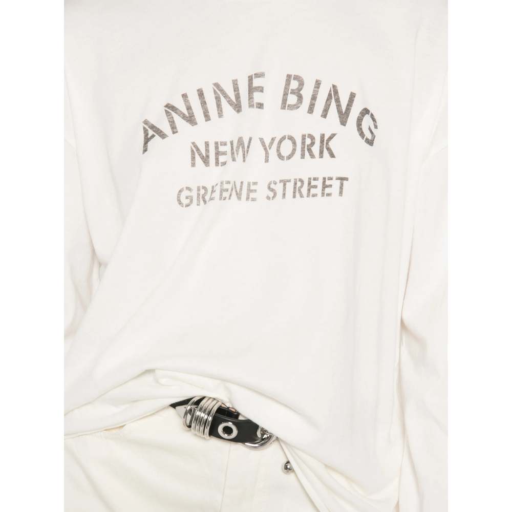 [Anine Bing] T-shirts Long Sleeve FW26 A-08-12755  IVY1