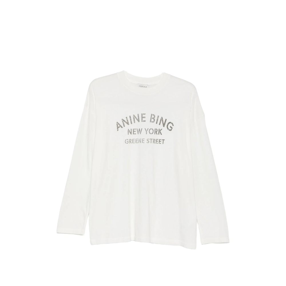 [Anine Bing] T-shirts Long Sleeve FW26 A-08-12755  IVY1