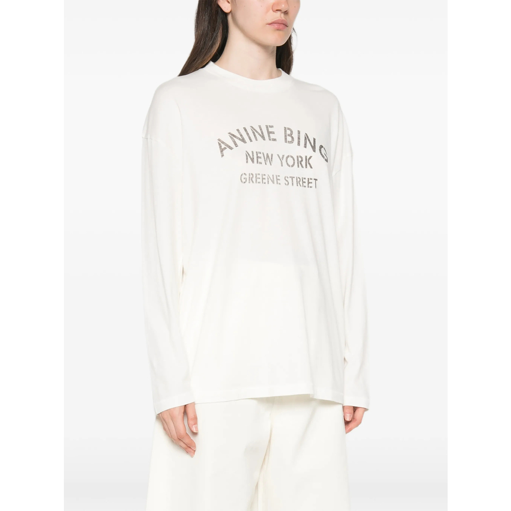 [Anine Bing] T-shirts Long Sleeve FW26 A-08-12755  IVY1