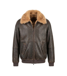 [Brunello Cucinelli] Leather Jacket FW26 MPMMA7564  C9998