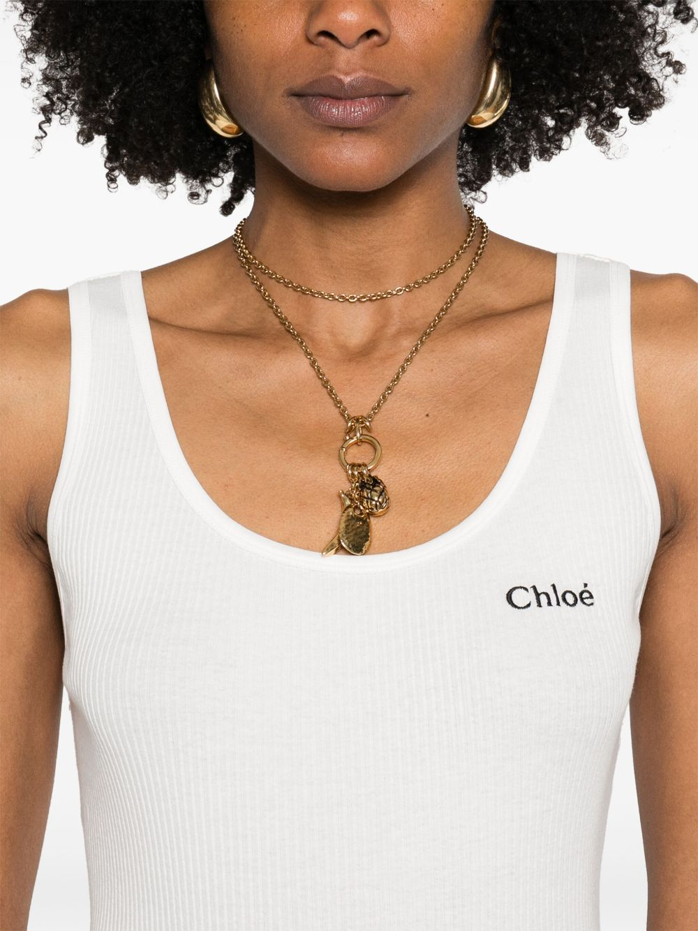 [Chloe] T-shirts Sleeveless FW26 CH25SJH12180101