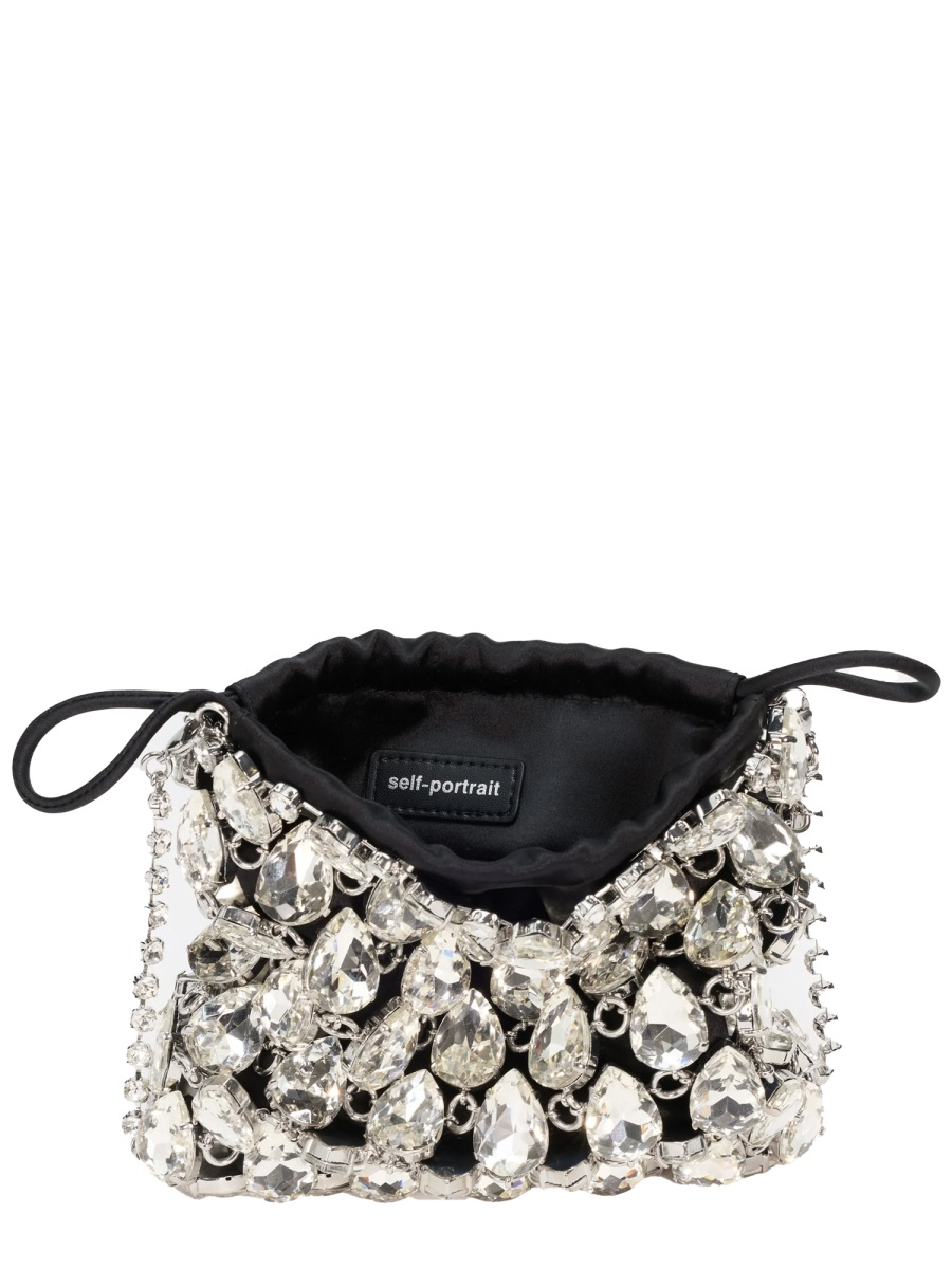 [Self-portrait] Clutch bag SS26 SS26-310-SL_SILVER