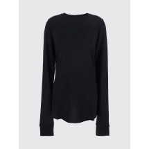 [RICK OWENS + MONCLER] T-shirts Long Sleeve SS26 MU01F8D0189AHD 999