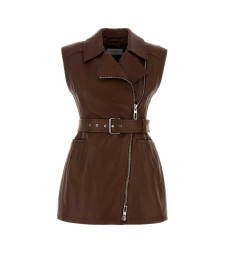 [SPORTMAX] Leather Jacket FW26 2622446031600 001