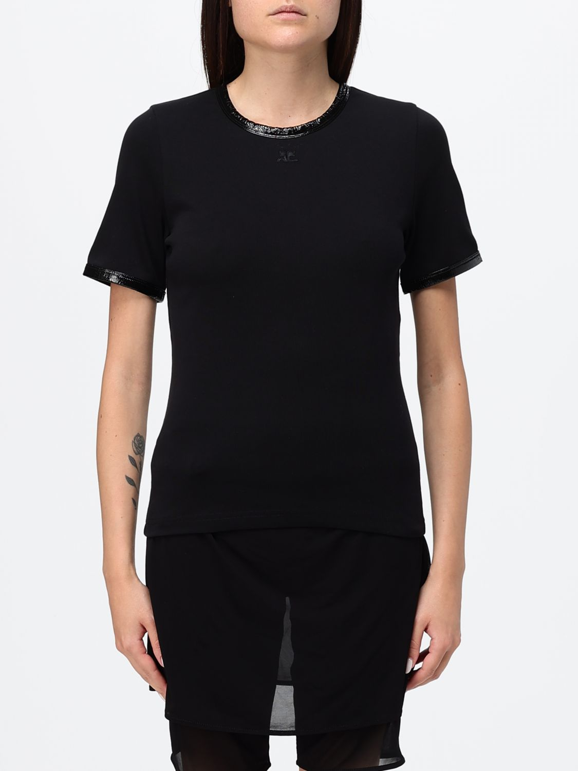 [Courreges] T-shirts FW26 326JTS017JS0311 9999