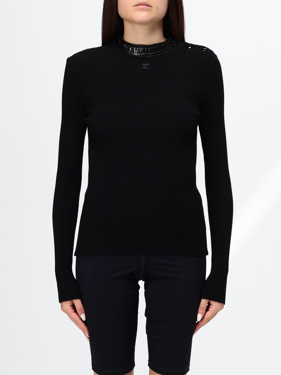 [Courreges] Knitwear FW26 326MPU285FI0001 9999