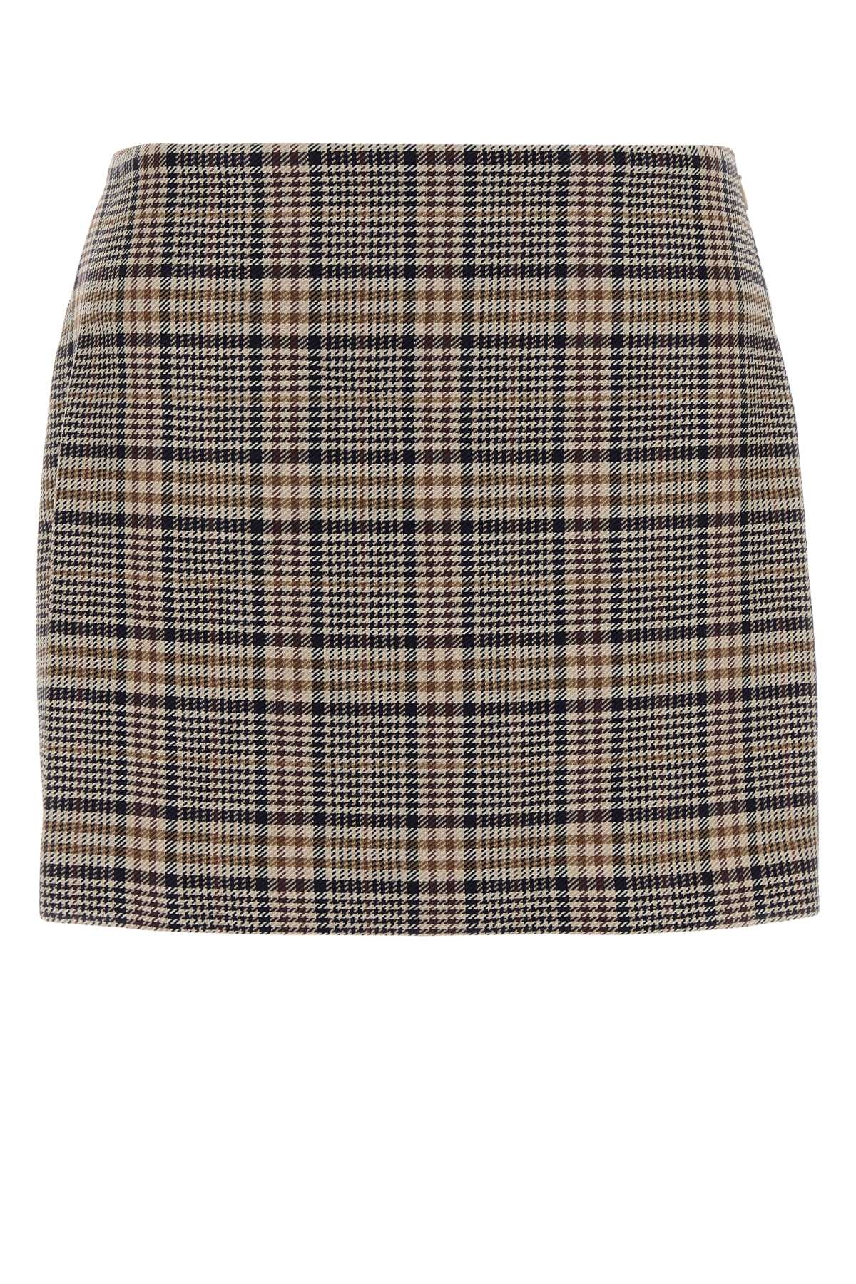 [Anine Bing] Skirt FW26 A0412299 CHK01