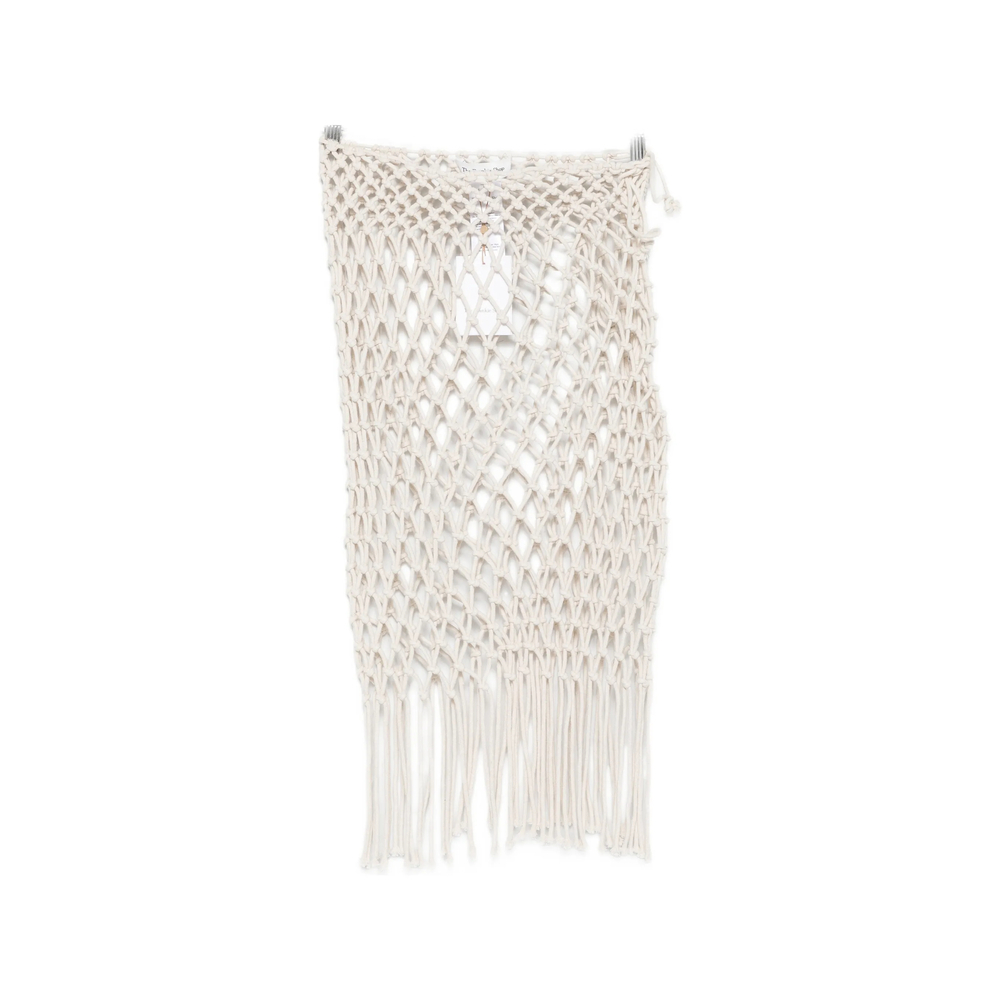 [THE FRANKIE SHOP] Skirt FW26 TROPEA  ECRU
