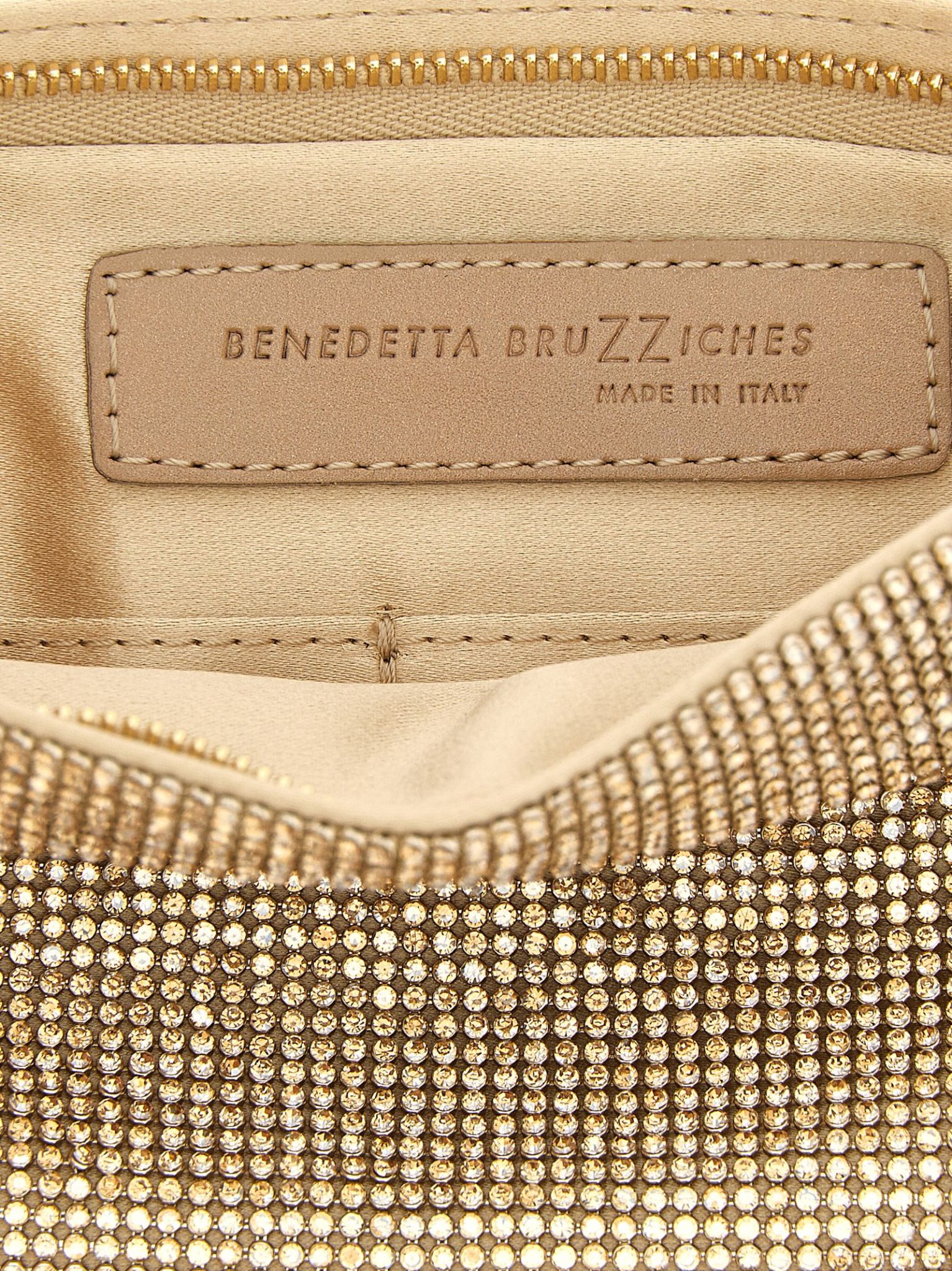 [Benedetta Bruzziches] Clutch bag FW26 0015060SHINEONYOUCRAZYDIAMOND