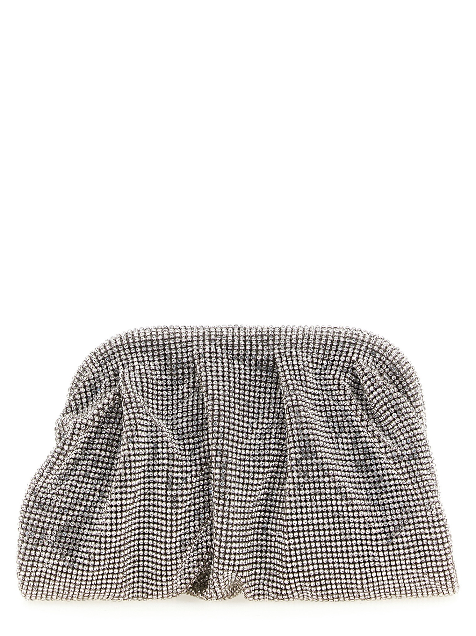 [Benedetta Bruzziches] Clutch bag FW26 0011019CRYSTALONSILVER