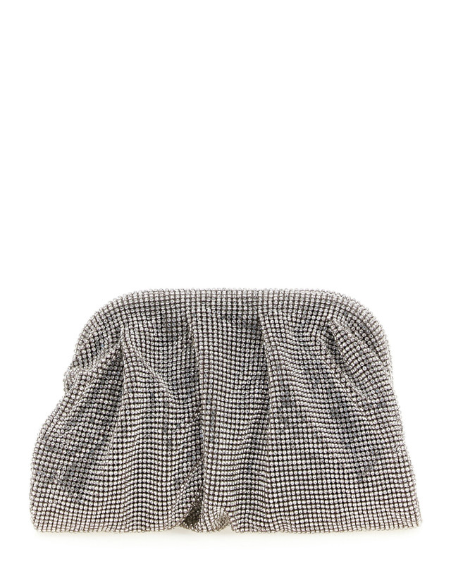 [Benedetta Bruzziches] Clutch bag FW26 0011019CRYSTALONSILVER