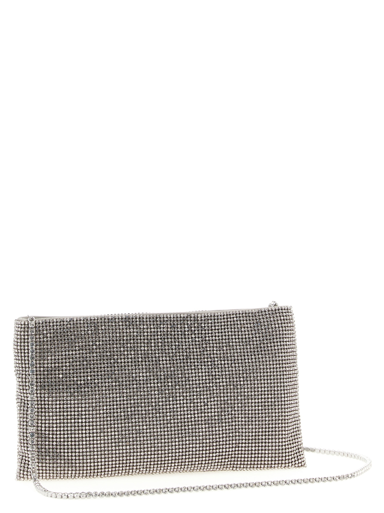 [Benedetta Bruzziches] Clutch bag FW26 0015019CRYSTALONSILVER